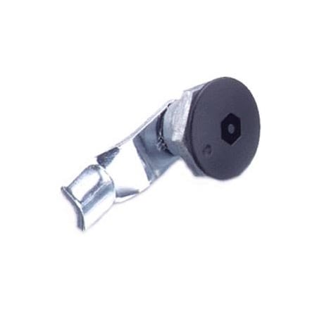 Southco Quarter-Turn Cam Latch, Bellcore Electronics, 22mm .87 in Grip, Sealed Zinc Alloy E5-1-195-121