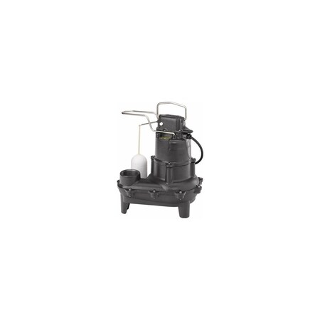 Star Water Systems Cast Iron Submersible Sewage Pump, for Household Sewage Removal, 4/10 HP 40EC