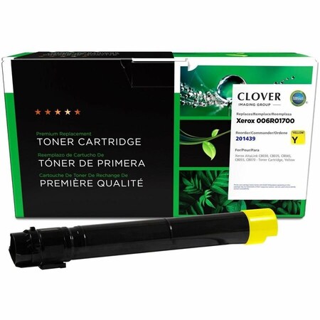 Cig Clover Imaging Remanufactured Yellow Toner Cartridge for Xerox 006R01700 201439