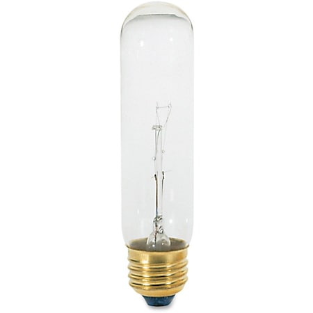 Satco Bulb, Incandescent, 40W, T10, Medium Base, Tubular S3702