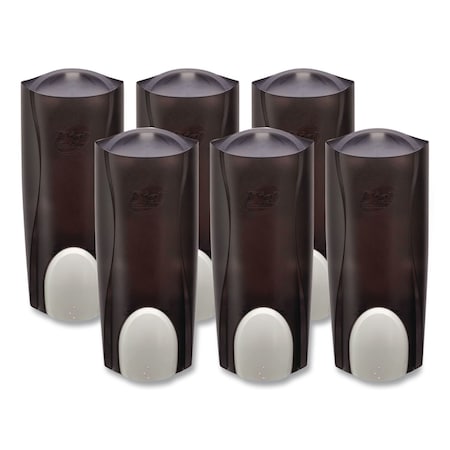 Dial Professional Manual Liquid Dispenser, 1 L, 5.1 x 4 x 12.3, Translucent Smoke, 6PK DIA 03922