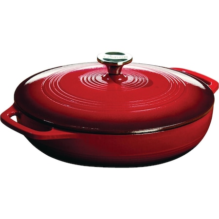 Lodge 3.6 Qt. 11-3/4'' x 2-1/8'' Cast Iron Dutch Oven EC3CC43