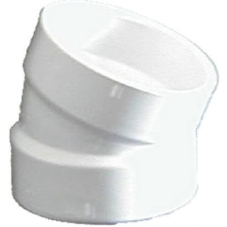 Charlotte Pipe And Foundry PVC 003240600HA 1-1/2IN 22-1/2 ELBOW PVC DWV PVC 00324 0600HA