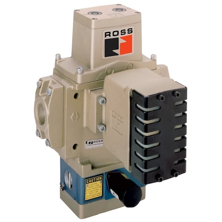 Ross Controls Double Valves with Electro-Pneumatic E-P Monitor D3573A6161Z