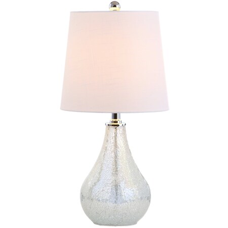 Jonathan Y Mona 20" Mini LED Table Lamp, Mosaic White JYL1024B