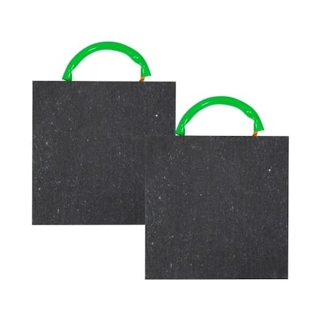 Mytee Products 15in x 15in x 1.5in Outrigger Pad w/ Ergonomic Handle Pad for RV, Crane, Wrecker, 2PK ORP-151515x2