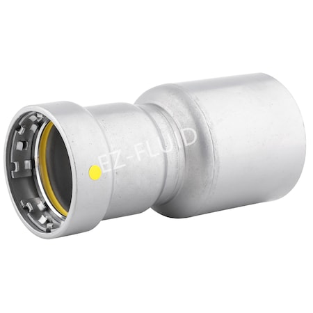 Ez-Fluid 2 X 1-1/2 FTG X Press Carbon Steel Mega Press G Type PRESS BUSHING REDUCER HNBR EZPGB36