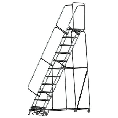 Ballymore Safety Rolling Ladder, Steel, 110 in.H 113214GSU