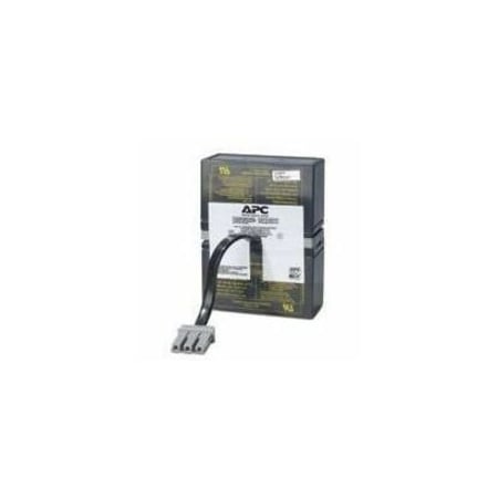 Apc UPS Battery, Mfr. No. BR1000, 24V DC, 7 Ah, Detachable Cable RBC32