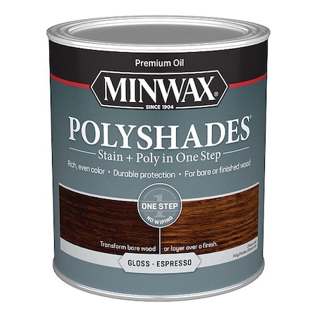 Minwax Wood Stain, 1 qt, Espresso 614970444