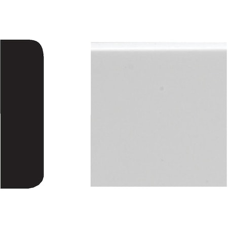 Royal 1/4''x3/4''x8 ' Wht PVC Screen Molding 5074957