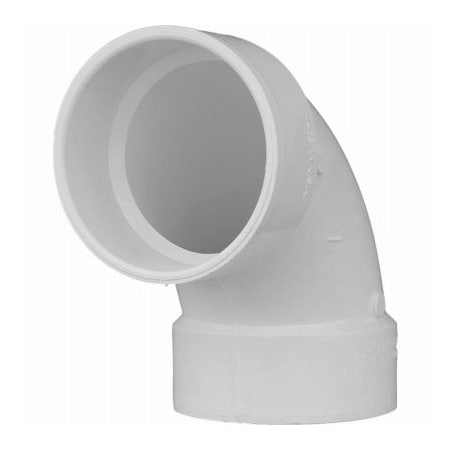 Charlotte Pipe And Foundry 6 DWV 90 DEG Elbow PVC 00300  1600HA