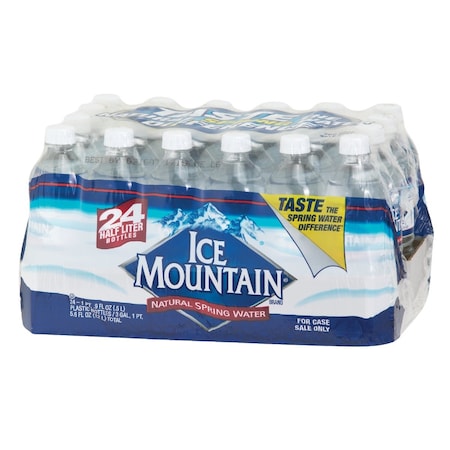 Ice Mountain 0.5 Liter Bottled Spring Water, 24PK 11476171