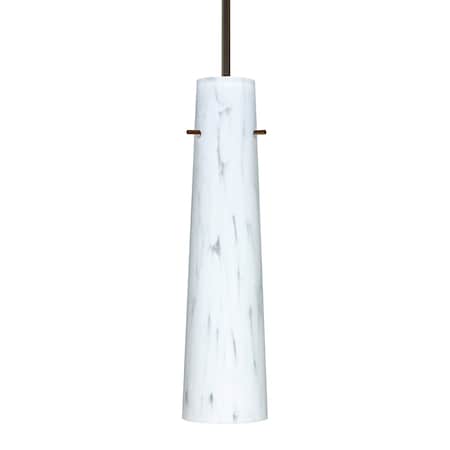 Besa Lighting Camino Cord Pendant, Carrera, Bronze Finish, 1x5W LED 1BT-567419-LED-BR