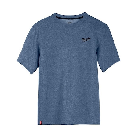 Milwaukee Tool Work Shirt, M, Blue, Men's 603BL-M