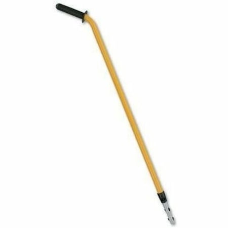 Rubbermaid Commercial 48 in L Mop and Broom Handles, Quick Connect Connection, Black/Yellow FGQ760000000