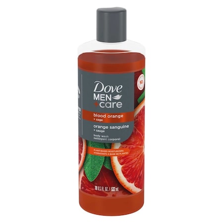 Dove Men+Care Blood Orange Plus Sage Body Wash, 18 Ounce, 4PK 64771817