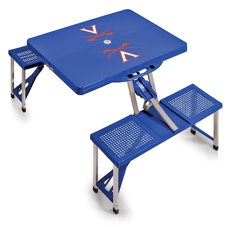 Picnic Time Family Of Brands Virginia Cavaliers - Picnic Table Portable Folding Table 811-00-139-594-0