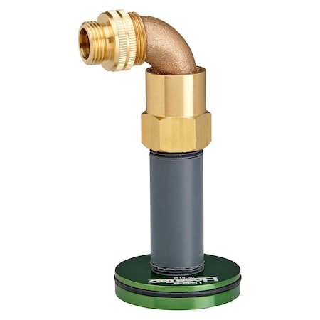 Underhill HoseTap HN-R125 Adapter with HS-101 Brass Swivel And A-BA107FM 3/4''MHTx1''FHT Adapter HN-R125S