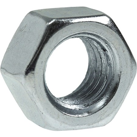 Dottie Hex Nut, 3/8"-16, Carbon Steel, Grade 2, Zinc Plated, 0.320 in Ht, 50 PK HN38