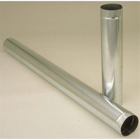 Imperial Mfg 6 x 24 in. Galvanized Round Pipe, 10PK 47653