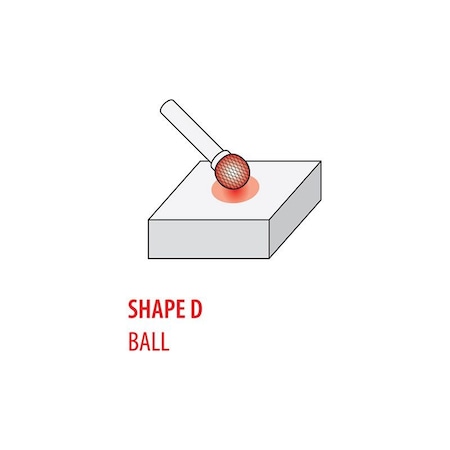 Chicago Pneumatic CHICAGO PNEUMATIC BURR DOUBLE 1/4 in SHAPE D IMP 8940172207