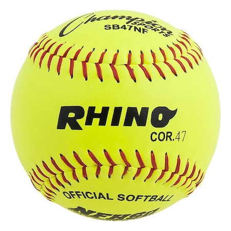 Champion Sports Softball Set, Optic Yellow sb47nf