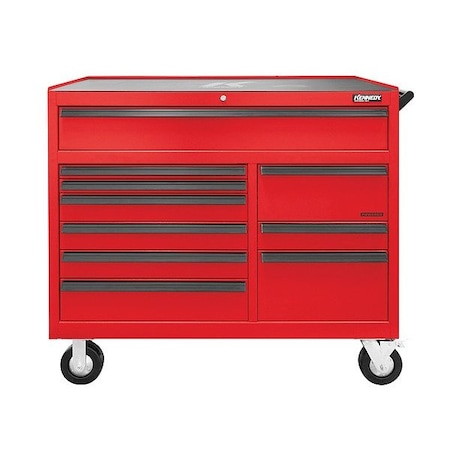 Kennedy Roller Cabinet, 48 1/2" W, 43 1/4" H, Red 4910MPR