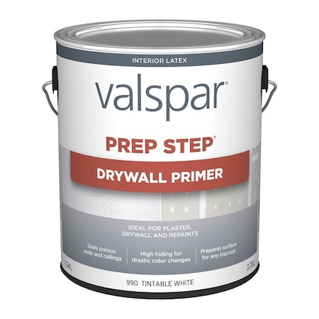 Valspar 044.0000990.007 Primer, White, 1 gal, Can 990
