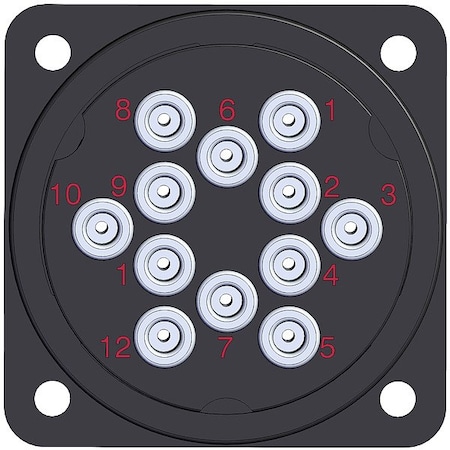Smc Multi-Connector, 12 connections, 4mm DMK12-04