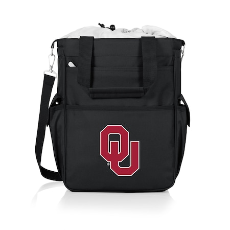 Picnic Time Family Of Brands NCAA Oklahoma Sooners Activo Tote Cooler Bag - Soft Cooler Bag 614-00-175-454-0