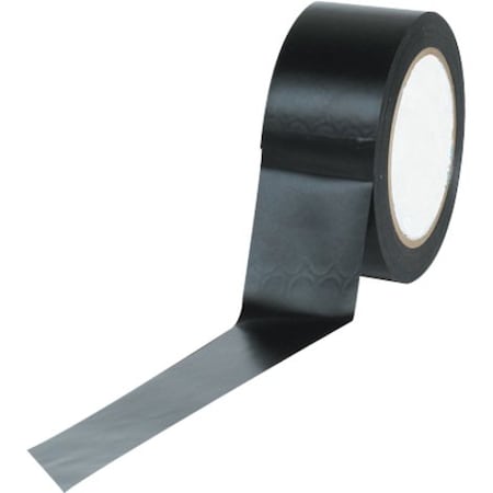 Partners Brand Tape Logic Solid Vinyl Safety Tape, 6.0 Mil, 2" x 36 yds., Black, PK24 T9236BL