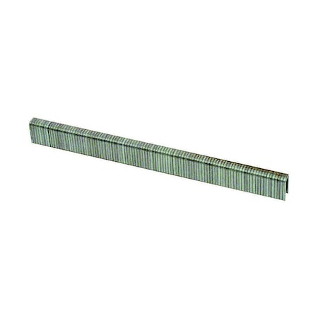 Crown Staple, 7/32 in W Crown, 5/8 in L Leg, 18 Gauge, Steel Galvanized, 5000PK