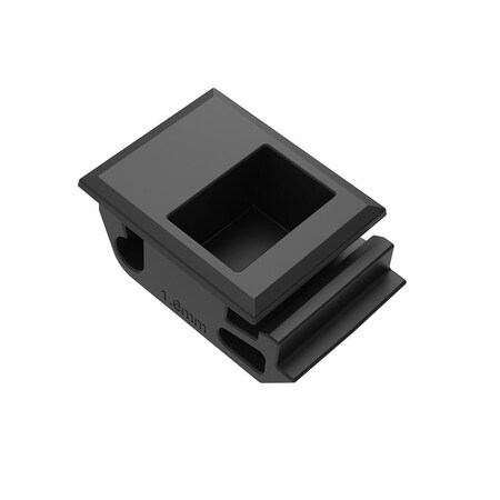 Southco Push To Close Slide Latch, Snap-in, Minature Size, 1.6mm .060 in Panel Thickness A3-90-625-25