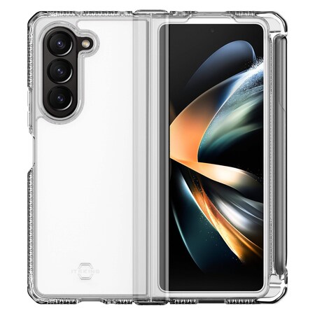 Itskins Supreme_r Clear Hinge Case With Pen Holder For Samsung Galaxy Z Fold5, Transparent SGQ5-SUPHI-TRPE