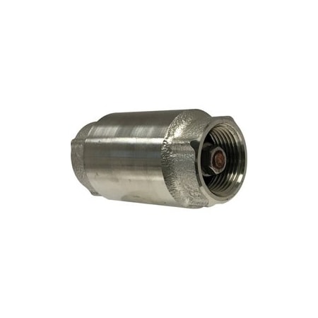 Midland Industries VALVE CHECK INLINE 1IN FPT X FPT 304 SST 949432