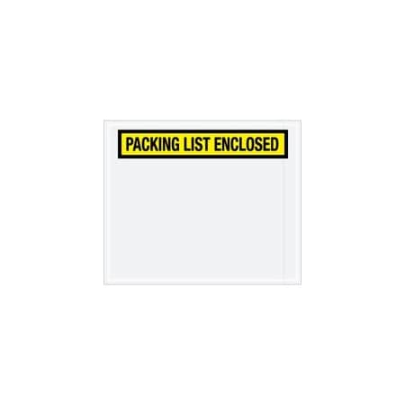 Bubblefast 10 X 12'' Yellow Panel Face ''Packing List Enclosed'' Envelopes, 500PK BFPL433