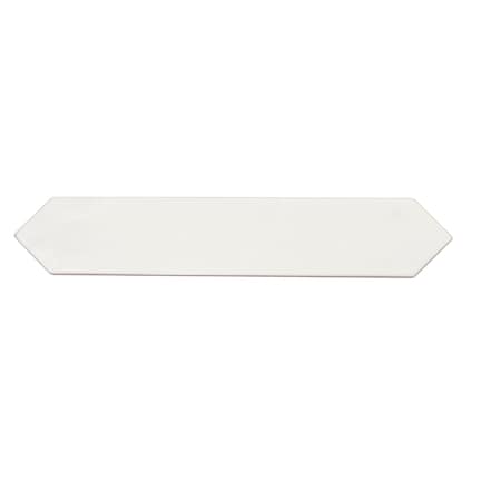 Apollo Tile Festa 1.7 in. x 9.6 in. Matte White Ceramic Picket Wall and Floor Tile 2.37 sq. ft./case, 23PK APLPCD88WTMA