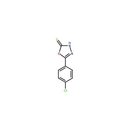 Ak Scientific 5-(4-Chlorophenyl)-1, 3, 4-oxadiazole-2-thiol, tech. (25g), CAS 23766-28-1 0709AP-25g