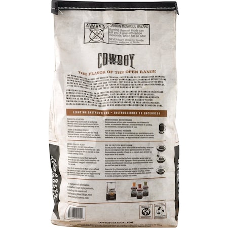 Cowboy 14 Lb. Natural Briquets Charcoal 26014
