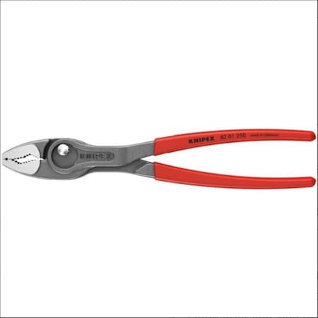 Knipex 10 in. Chrome Vanadium Steel TwinGrip Slip Joint Pliers 82 01 250 SBA