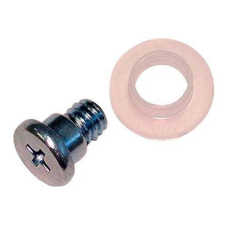 Muebles Para El Hogar 0.43 x 0.5 x 0.5 in. Silver Aluminum Bolt MU3324573