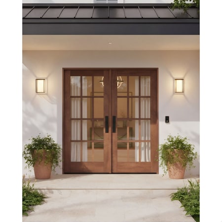 Doornmore G112, 74.5" x 82" ( 2x36" Door) Left Hand, Mahogany SDL 12 Lite Exterior Door G112-SW-3680_2_LI