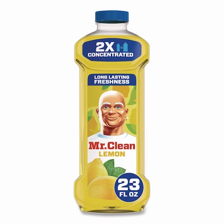 Mr. Clean Multi-Surface Antibacterial Cleaner, Lemon Scent, 23 oz Bottle, 6PK 80375756