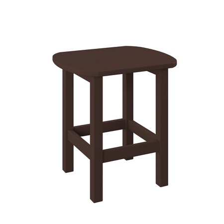 Polybird OVAL END TABLE.      TUDOR BROWN POLYBIRD P52