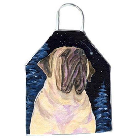 Carolines Treasures Starry Night Mastiff Apron - 27 x 31 in. SS8448APRON