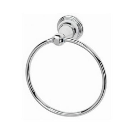 Homewerks Home Point Vint Towel Ring, Chrome 231188