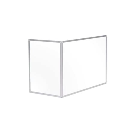 Mastervision Protector Duo Glass Desktop 47.3 X 35.4 + 23.6 X 35.4 GL08209101