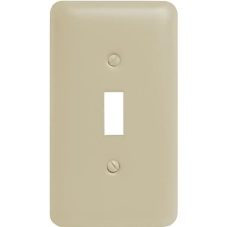 Amerelle Wall Plate 1G Tgl Steel Almond 935TAL