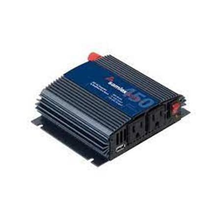 Samlex America 12V 115 VAC 450W Modified Sine Inverter with USB Charge Port SAMSAM-450-12